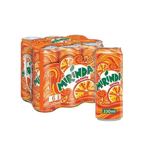 Mirinda Orange, Carbonated <b>Soft</b> <b>Drink</b>, Cans, 24 X 330 Ml - Product Image 3