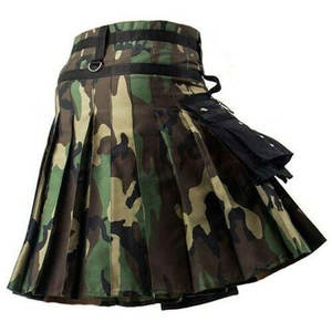 Highland Scottish Men Tactical Kilts Camouflage Combat Custom Utility Kilt 2026 - Product Image 2