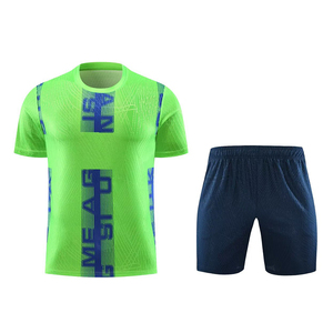 Conjuntos de camisetas de fútbol de spandex/poliéster de primera calidad, elaborados por un fabricante personalizado para exportación directa de fábrica. - Product Image 3