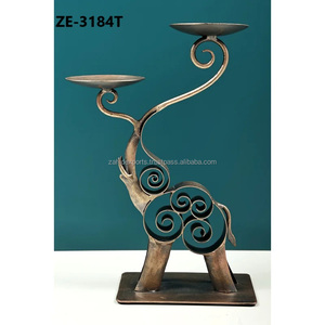 Modern Hammered Metal <b>Candle</b> Holder for Stylish Home Decoration Handmade Christmas <b>Candle</b> Stand by Zahid Exports India - Product Image 1