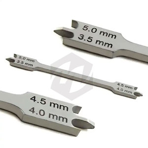 Premium Quality Dental Orthodontic <b>Sand</b> Finish Bracket Height Gauge Stainless Steel Measuring Accurate Medic Manual MOL - Product Image 6