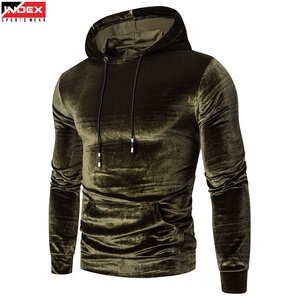 Sudadera con capucha de terciopelo para hombre, hecha a medida, tela suave de lujo, sudadera con capucha para invierno, sudadera con capucha tipo pullover, costuras duraderas, ajuste cómodo. - Product Image 1