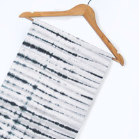 Nouveaux tissus en coton bio tie-dye, doux et légers, teints à la main, couleur naturelle, textiles en gros