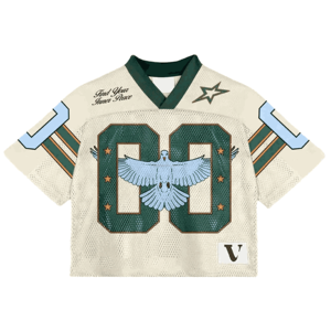 Men Good Quality Vintage Streetwear Custom Made Mesh Oversized Boxy T-shirt <b>Cropped</b> <b>Top</b> Ice Hockey Football Jerseys T-shirt Men - Product Image 6