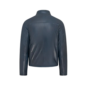 Nouvelles vestes matelassées en cuir avec logo personnalisé, manteau matelassé pour hommes, vêtements d'extérieur de haute qualité, veste d'hiver - Product Image 3