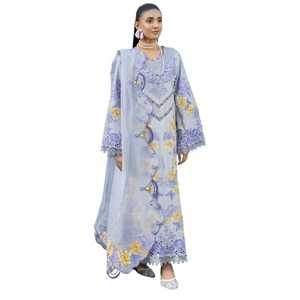 Nouveautés : Ensembles Shalwar Kameez Prêts-à-Porter, Tenues Décontractées et de Soirée, Nouveaux Modèles, Robes d'Été Brodées, Salwar Kameez Dupatta pour Femmes - Product Image 1