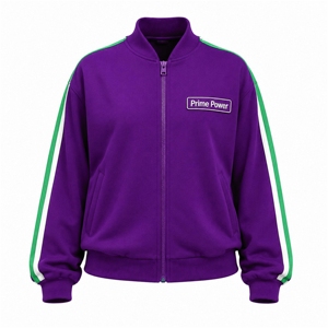 Conjunto Deportivo de Dos Piezas para Mujer en Oferta: Chaqueta con Cremallera Completa y Pantalones de Pierna Ancha, Atuendo Atlético Informal, Fabricante Mayorista - Product Image 2