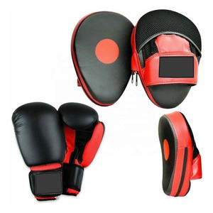 Brand New Pro Leather Training Sparring Set Custom Made Super Comfortable Fly Kickboxing Gloves Latest <b>Model</b> Boxing Sets - Product Image 1