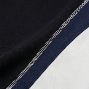 2026 Wholesale OEM Men's Mesh Panel Oversized T-<b>Shirt</b> Cotton Poly Blocked Sports Tee Custom Logo T <b>Shirt</b> - Product Image 5