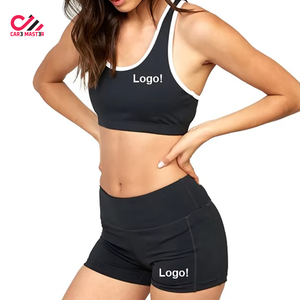 Wholesale Women's Breathable <b>Yoga</b> Set Quick Dry Stretchy Fitness Sportswear <b>Jacket</b> Short 2 Piece Set for Women - Product Image 5