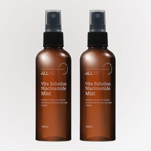 Bruma facial coreana K-Beauty Olnijeu Vita Solution Niacinamide Mist 100ml 2 piezas Hecho en Corea Hidrosol - Product Image 4