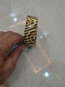 Brazaletes de Resina Hechos a Mano con Impresión Digital, Teñido Liso, Accesorios de Moda Premium para Mujer, Marca TCE, Venta al Por Mayor, Exportación, 80g - Product Image 3