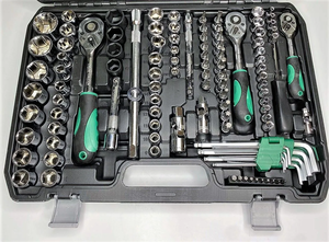 Juego de Llaves de Trinquete Profesional de 151 Piezas, Acero al Cromo Vanadio OEM, con Estuche Rígido, para Hogar y Motocicleta - Product Image 3