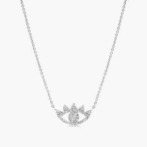 Collar de Cadena de Plata de Ley 925 de Primera Calidad con Diamantes de Moissanita Brillantes para Mujer, Joyería Minimalista - Product Image 2