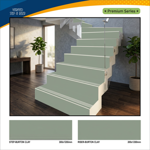 Azulejos de Porcelana de Lujo de 200x1200 mm, Antideslizantes, Semi-Mate, para Escaleras Exteriores Rústicas, con Textura de Imitación Piedra - Product Image 4