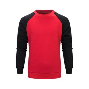 เสื้อสเวตเตอร์คอกลมคอกลมทรงโอเวอร์ไซส์ผ้าฝ้ายคอกลมมีฮู้ดเสื้อสเวตเตอร์ปักโลโก้ได้ตามต้องการ - Product Image 1