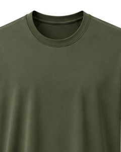 Camiseta Deportiva de Secado Rápido para Hombre, Color Verde Oliva, Transpirable, Ligera, para Gimnasio, Entrenamiento, Running, Fitness, Ropa Deportiva - Product Image 5
