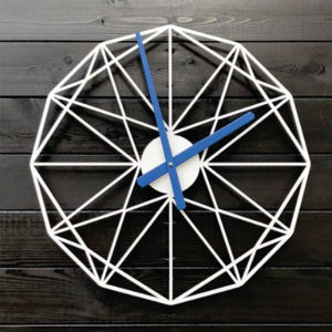 Nordic Minimalist Iron Metal <b>Wall</b> <b>Clock</b> Large Geometric Silent Quartz <b>Clock</b> Creative <b>Wall</b> Watch LivingRoom Home <b>Decor</b> <b>Wall</b> <b>Clock</b> - Product Image 6