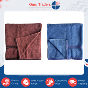 Serviettes de bain unies de couleur unie, très vendues, 100 % qualité garantie, faciles à nettoyer et à entretenir, pour la maison et l'hôtellerie - Product Image 2