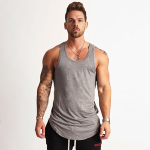 <b>Men's</b> O-Neck Sleeveless <b>Tank</b> <b>Top</b> Solid Color Casual Knitted <b>Black</b> - Product Image 6