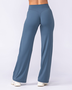 Custom Women’s <b>Flare</b> Leg Yoga <b>Leggings</b> High Waisted Wide Leg Fitness Pants for Gym Workout Training Athleisure Activewear - Product Image 3