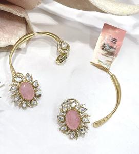 Stylish Premium Quality Gold Plated <b>Ear</b> <b>cuff</b> With Detachable Studs for Women Girls for Evening Looks for Party Wear Fashion - Product Image 3