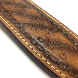 Hablackewomenher Vaina Looseedeep Waveproduct Cuero de grano rico para hoja fija Daga Kniveslace Cuchillo de caza OEM Industrial - Product Image 2