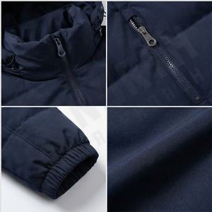 Chaqueta acolchada fina de estilo urbano para hombre, ropa de abrigo de invierno con estampado de Hip Hop, cuello levantado, diseño de burbujas a prueba de viento, nueva condición para hombre - Product Image 4
