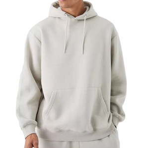 OEM personnalisé hommes sweat à capuche surdimensionné respirant pull décontracté couleur unie sweat à capuche surdimensionné pour homme - Product Image 6
