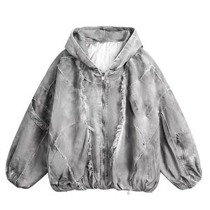 Men's Tie-Dye Hooded <b>Sweatshirt</b> Regular Fit Cotton Knitted Casual Autumn Pullover With Pocke - Product Image 3