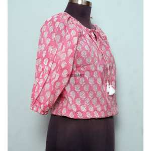 T-shirt d'été décontracté à col rond et manches courtes, coupe classique moderne, imprimé floral vintage, 100 % coton, lavable, écologique, séchage rapide - Product Image 4