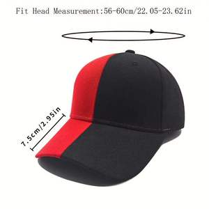 Casquette Snapback 6 Panneaux Bicolore Noir et Blanc Unisexe Décontractée à Visière Plate en Maille - Product Image 6