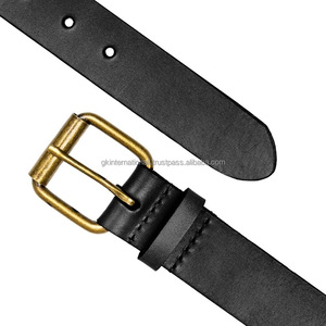 Cinturón de Cuero Genuino Italiano de Primera Capa, de Alta Calidad, con Hebilla de Una Sola Punta de 3.8 cm (1.5 Pulgadas) de Ancho, para Hombre, Venta al Por Mayor - Product Image 5