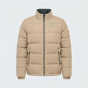 <b>Men's</b> On-Trend Winter Puffer <b>Jacket</b> Canvas <b>Long</b> Sleeves Stand Collar New Fashion Design In Bulk Quantity Puffer <b>Jacket</b> - Product Image 2
