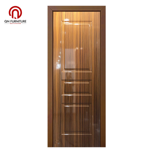 Puerta Moderna de MDF Sólido con Diseño 3D, Revestimiento de PVC, con Marco y Accesorios, para Hogar, Oficina, Escuela y Hospital - Product Image 5