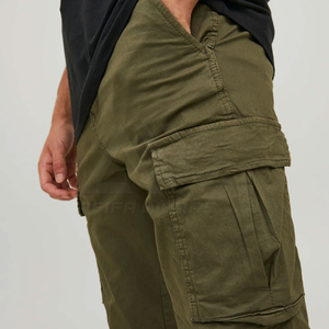 Men's 100% Cotton Cargo Pants Plus Size 4XL Baggy Loose Fit Multi <b>Pocket</b> Outdoor Casual Workwear <b>Trousers</b> - Product Image 5
