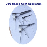 Spéculum vaginal ovine réutilisable en acier inoxydable pour usage vétérinaire, haute qualité, durable, écologique, garantie 1 an