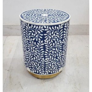 Elegante Mesa Consola con Incrustaciones de Hueso Antiguo Pulido para Decoración del Hogar, Sala de Estar, Hecha a Mano en India a Precio de Mayoreo - Product Image 1