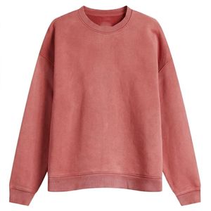 Wholesale Unisex <b>White</b> Crew Neck <b>Sweatshirt</b> Regular Fit Knitted 100% Cotton Pullover Casual Breathable Winter Wear Custom - Product Image 5