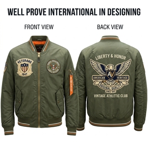 330GSM Premium <b>Red</b> Satin Varsity <b>Jacket</b> Elbow Panel Custom Chenille Patch Large Back Embroidery Zipper Bomber <b>Waterproof</b> - Product Image 6