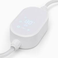 Colchón Eléctrico con Calefacción 200x180 cm CE EU Poliéster Calentamiento Rápido para Cama