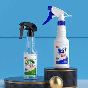 Silk Screen Printing Custom 450ml 15oz Customized Color PET Plastic Trigger <b>Mist</b> <b>Spray</b> <b>Bottle</b> Pump Sprayer for Personal Care - Product Image 2