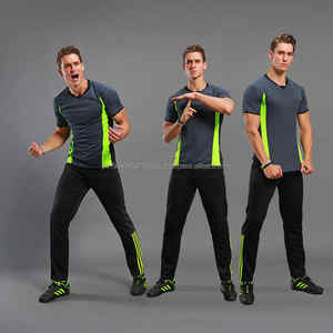 Jeu de basket-ball professionnel arbitre de basket-ball porter chemise respirant Absorption de la sueur col en v à manches courtes échauffement t-shirt - Product Image 3