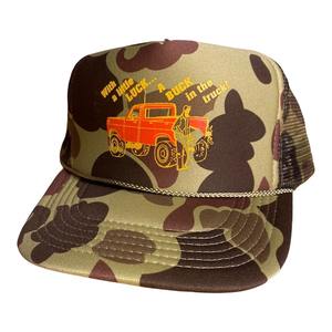 Venta al por mayor de 5 paneles sombrero de camionero Retro camuflaje espuma Gorras cuerda Snapbacks ala plana logotipo personalizado deportes caza de moda - Product Image 3