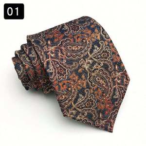 Corbata de Hombre de Poliéster Ecológica de Lujo y Alta Calidad con Construcción Duradera, Ajuste Ajustable y Rendimiento Duradero para Uso Diario - Product Image 6