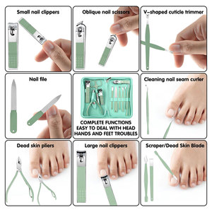 Professional Quality Stainless Steel Manicure Pedicure Kit Customized Packaging Durable Beauty Instruments Cleaning Portable - Product Image 6