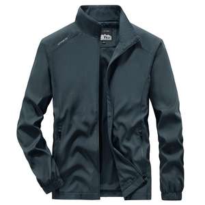 Chaqueta de bombardero ligera de primavera y otoño personalizada para hombre, cazadora informal para gimnasio, correr, deportes, golf, camping, abrigos - Product Image 2