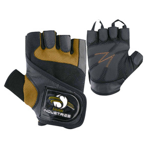 Premium Quality Leather Exercise Gloves Padded <b>Hand</b> Protection for Gym Fitness Weightlifting and Strength Workouts - Product Image 2
