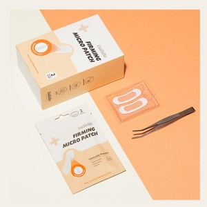 Mascarilla facial de lámina de oro Dailydeul Firming Micro Patch 17mg x 2 parches, 10 unidades, 1 caja, mascarilla facial en bolsa, mascarillas faciales de hidrogel - Product Image 1