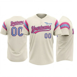 High Quality Breathable <b>Baseball</b> Two Button Shirts Comfortable Quick Dry <b>Baseball</b> Two Button Shirts - Product Image 1